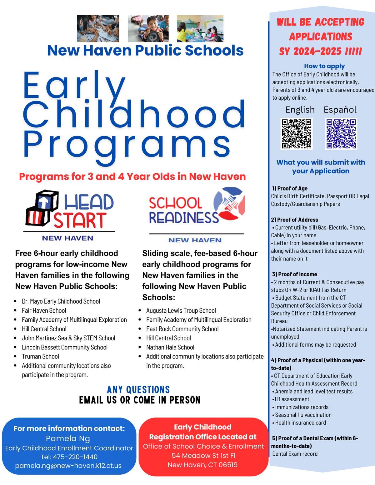 NHPS Early Childhood Programs